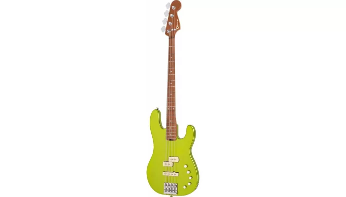 Бас-гітара CHARVEL PRO-MOD SAN DIMAS BASS PJ IV LIME GREEN METALLIC, фото № 3