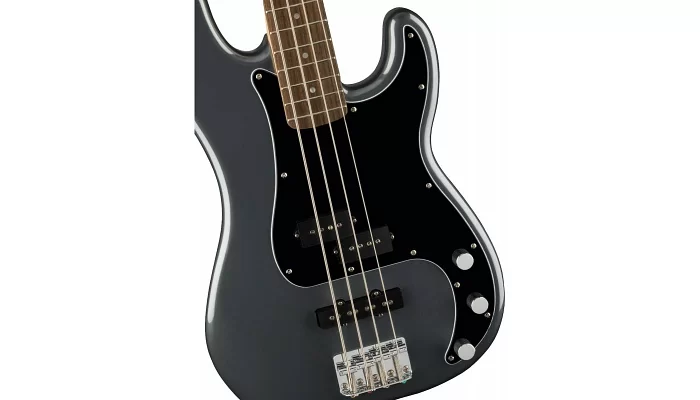 Бас-гітара SQUIER by FENDER AFFINITY SERIES PRECISION BASS PJ LR CHARCOAL FROST METALLIC, фото № 4
