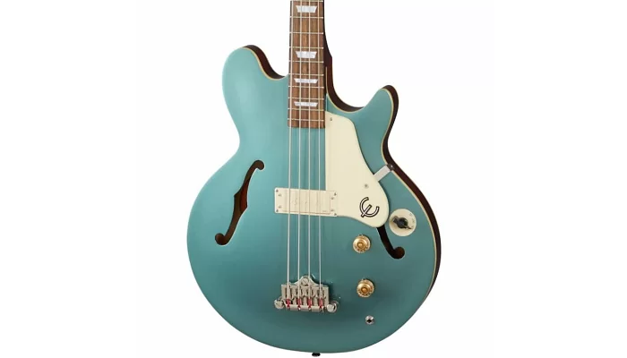 Бас-гітара напівакустична EPIPHONE JACK CASADY BASS FADED PELHAM BLUE, фото № 4