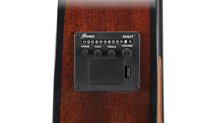 Акустическая бас-гитара IBANEZ AEGB24E-BKH, фото № 10