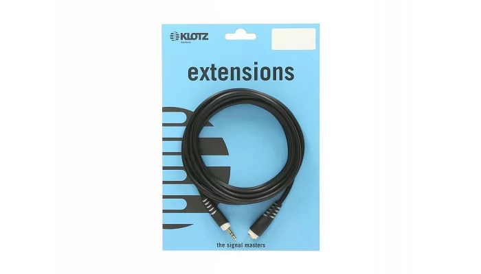 Межблочный кабель KLOTZ AS-EX1 EXTENSION CABLE BLACK 3 M, фото № 3