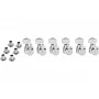 Кільця для гітари FENDER LOCKING MACHINE HEADS FOR STRATOCASTER/TELECASTER ALL SHORT POST CHROME