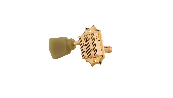 Кільця для електрогітари GIBSON Deluxe Green Key Tuner Set Vintage Gold, фото № 2