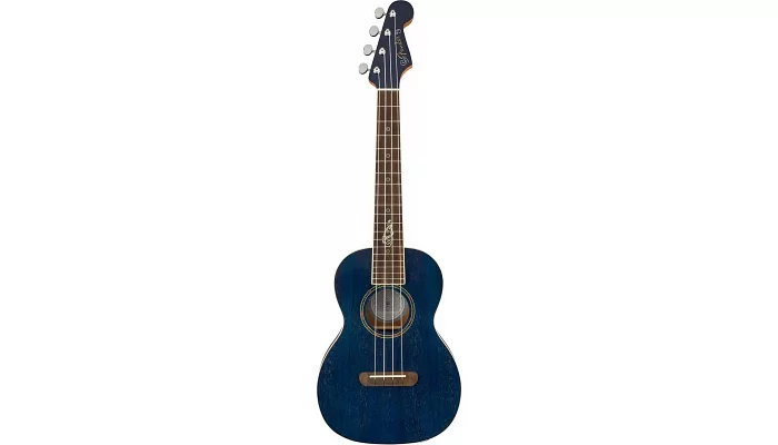 Укулеле FENDER DHANI HARRISON UKULELE WN SAPPHIRE BLUE, фото № 1