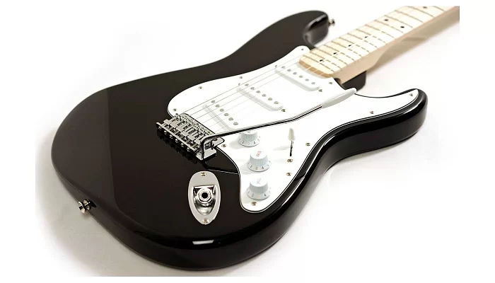 Электрогитара SQUIER by FENDER AFFINITY SERIES STRATOCASTER MN BLACK, фото № 4