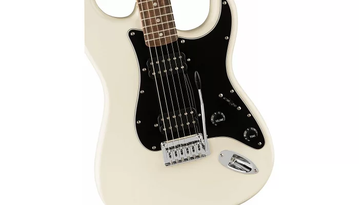 Електрогітара SQUIER by FENDER AFFINITY SERIES STRATOCASTER HH LR OLYMPIC WHITE, фото № 4