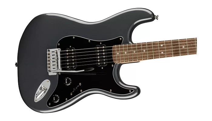 Электрогитара SQUIER by FENDER AFFINITY SERIES STRATOCASTER HH LR CHARCOAL FROST METALLIC, фото № 3
