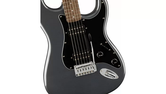 Электрогитара SQUIER by FENDER AFFINITY SERIES STRATOCASTER HH LR CHARCOAL FROST METALLIC, фото № 4