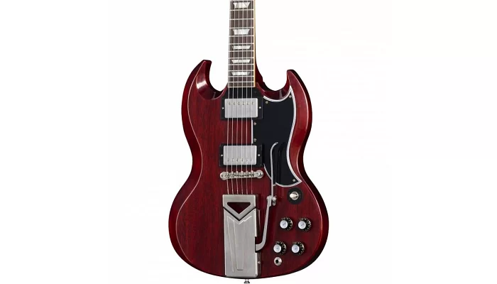 Електрогітара GIBSON CUSTOM SHOP 60th ANNIVERSARY 1961 SG LES PAUL STANDARD VOS CHERRY RED, фото № 4