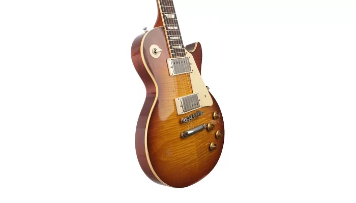 Електрогітара GIBSON CUSTOM SHOP 1959 LES PAUL STANDARD REISSUE HEAVY AGED SLOW ICED TEA FADE, фото № 5