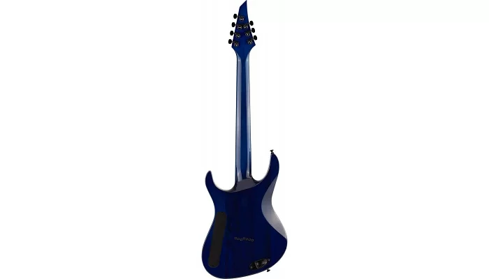 Електрогітара JACKSON PRO SIGNATURE CHRIS BRODERICK SOLOIST HT7P GLOSS TRANSPARENT BLUE, фото № 2