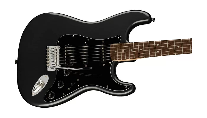 Гитарный набор SQUIER by FENDER AFFINITY SERIES STRAT PACK HSS CHARCOAL FROST METALLIC, фото № 4