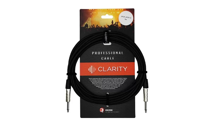 Інструментальний кабель Clarity JACK-JACK-G/5m, фото № 1