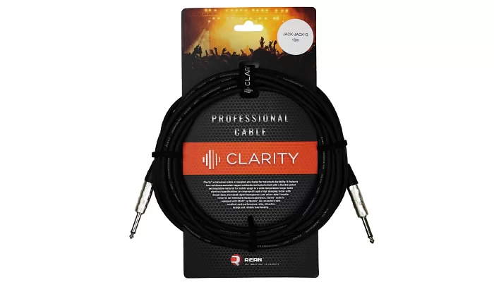 Інструментальний кабель Clarity JACK-JACK-G/10m, фото № 1