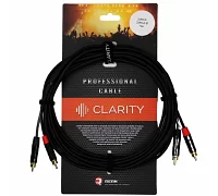 Межблочный кабель Clarity 2xRCA-2xRCA-B/5m