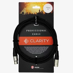 Межблочный кабель Clarity XLR-XLR PRO/3m