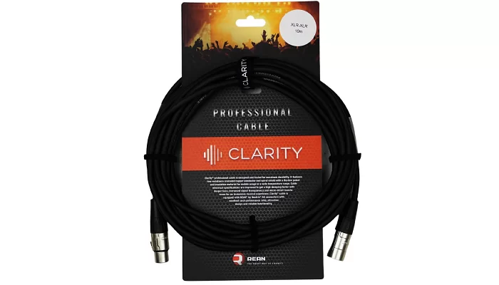 Межблочный кабель Clarity XLR-XLR PRO/10m, фото № 1
