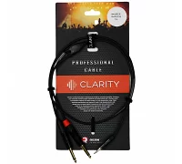 Межблочный кабель Clarity miniJACK-2xJACK-B/1m