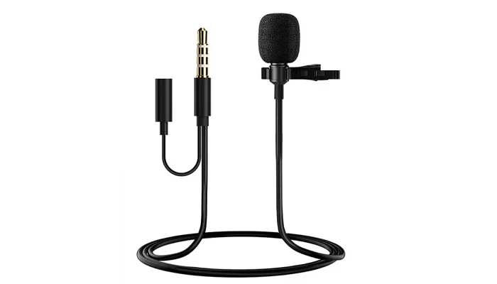 Петличний мікрофон із виходом для навушників EMCORE GL-142 (Mini Jack 3.5), фото № 1