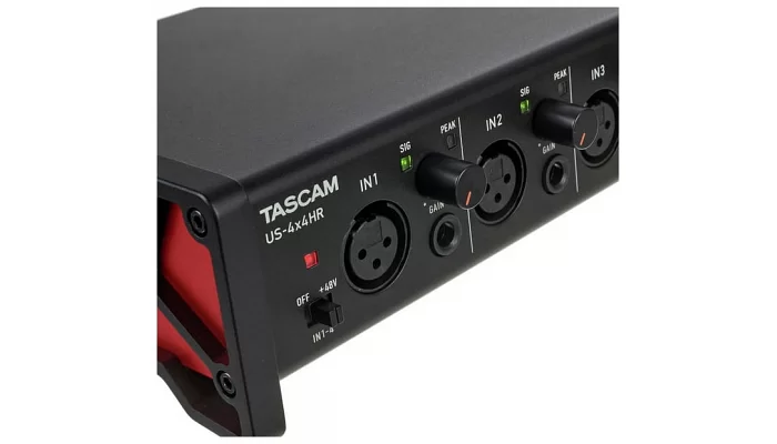 Аудиоинтерфейс TASCAM US-4x4HR, фото № 6