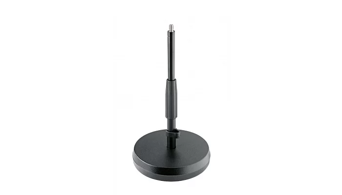 Настольная микрофонная стойка K&M Table/Floor microphone stand 23325 Black, фото № 1
