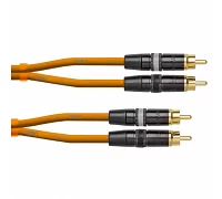 Межблочный кабель 2xRCA-2xRCA CORDIAL CEON DJ RCA 1,5 Orange