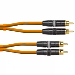 Межблочный кабель 2xRCA-2xRCA CORDIAL CEON DJ RCA 1,5 Orange