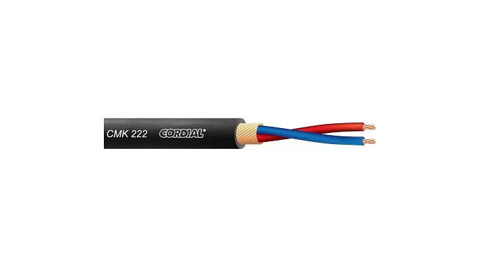 Микрофонный кабель CORDIAL CMK 222 Black 100, фото № 1