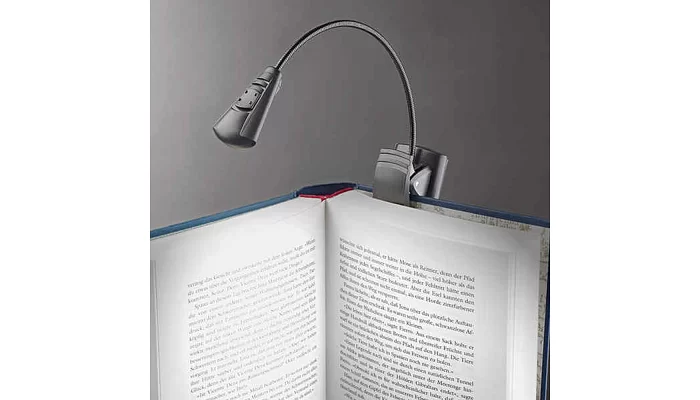 Універсальний світильник на прищіпці K&M Music stand Light "2 LED FlexLight" 12242 Black, фото № 3