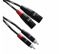 Міжблочний кабель 2xXLRm-2RCA 6m CORDIAL CIU 6 MC