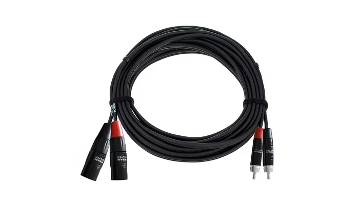 Межблочный кабель 2xXLRm-2RCA 6m CORDIAL CIU 6 MC, фото № 3