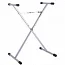 Стійка для клавішних інструментів K&M Performer X-Stand Keyboard stand 18962 Silver