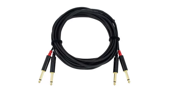 Межблочный кабель 2xJACK-2xJACK 6m CORDIAL CFU 6 PP, фото № 2