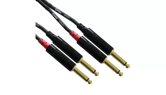 Межблочный кабель 2xJACK-2xJACK 6m CORDIAL CFU 6 PP, фото № 1