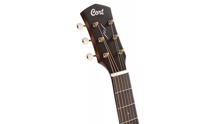 Електроакустична гітара CORT Core-PE Mahogany (Open Pore Black Burst), фото № 6