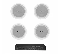 Комплект звуку DV audio LA604C8 для приміщення до 80 м²