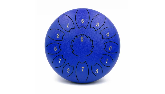 Глюкофон FZONE STD10I13N Blue STEEL TONGUE DRUM, фото № 1