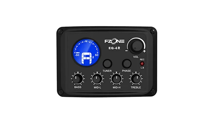 Активный предусилитель для акустической гитары FZONE EQ-4R 4-BAND EQ ACOUSTIC PREAMP w/USB