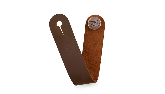 Перехідник для кріплення гітарного ременя LEVY'S MM18CH-BRN ACOUSTIC ADAPTER (BROWN), фото № 1