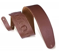 Ремінь для бас-гітари LEVY'S M4GF-BRN CLASSICS SERIES PADDED GARMENT LEATHER BASS STRAP (BROWN)