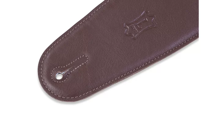 Ремінь для бас-гітари LEVY'S M4GF-BRN CLASSICS SERIES PADDED GARMENT LEATHER BASS STRAP (BROWN), фото № 4
