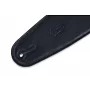 Ремень для бас-гитары LEVY'S M4GF-BLK CLASSICS SERIES PADDED GARMENT LEATHER BASS STRAP (BLACK)