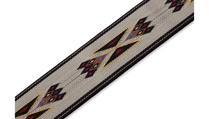 Гітарний ремінь LEVY'S MSSN80-TAN PRINT SERIES GUITAR STRAP (SOUTHWEST), фото № 4