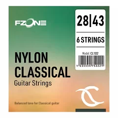 Нейлонові струни для класичної гітари FZONE CL102 CLASSICAL (28-43)