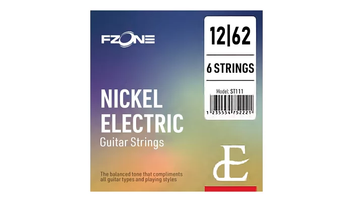 Струни для електрогітари FZONE ST111 ELECTRIC NICKEL (12-62)