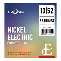 Струни для електрогітари FZONE ST105 ELECTRIC NICKEL (10-52)