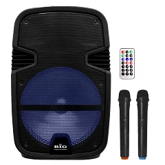 Автономна акустична система BIG350STORM USB/MP3/FM/BT/TWS + 2pcs VHF mic