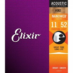 Струни для акустичної гітари Elixir AC NW CL