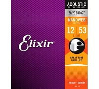 Струни для акустичної гітари Elixir AC NW 12SL