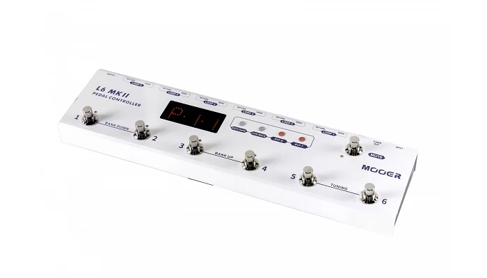Программируемый футконтроллер для гитарных педалей эффектов MOOER Pedal Controller L6 MKII, фото № 2